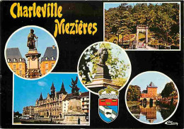 08 - Charleville Mézières - Multivues - Blasons - CPM - Voir Scans Recto-Verso - Charleville