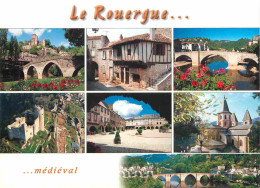 12 - Aveyron - Rouergue Médiéval - Multivues - CPM - Voir Scans Recto-Verso - Autres & Non Classés