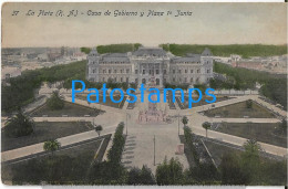 228875 ARGENTINA BUENOS AIRES LA PLATA CASA DE GOBIERNO Y PLAZA 1º JUNTA POSTAL POSTCARD - Argentina