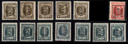 Setje Typo's 1926  -  Houyoux   - O/used - Typos 1922-31 (Houyoux)