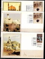 ISRAEL 1995 COVER 3000 YEARS OF JERUSALEM SET OF 3 COVERS VF!! - Briefe U. Dokumente