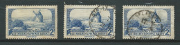 FRANCE - 1936 - Lot De 3 Timbres Y&T N° 311 " Moulin D'Alphonse Daudet " Neuf - Oblitéré - Perforé - Gebruikt