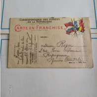 CPA Correspondance Des Armées De La République Daté 1914, Postée Par Un Lieutenant De La 15ème Division D'Infanterie - Kasernen