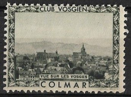 CLUB VOSGIEN COLMAR ** VUE SUR LES VOSGES - Tourism (Labels)
