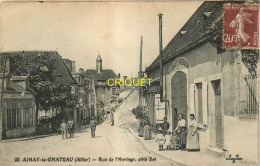 03 Ainay Le Chateau, Rue De L'Horloge Côté Est, Familles Au 1er Plan ... - Other & Unclassified