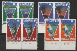 VANUATU N° 731 à 734 Paires Neuves ** (MNH). Toursime. TB - Vanuatu (1980-...)
