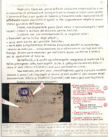 REGNO : EMISSIONI PER USO MILITARE Ricevuta " ANAGRAFE BESTIAME" - Military Mail (PM)