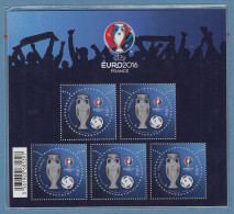 Frankreich 2016 Fussball EURO2016 Pokal 1,00€ Mi.-Nr. 6411 Kleinbogen ** - Sonstige & Ohne Zuordnung