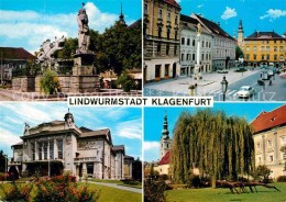 72791702 Klagenfurt Woerthersee Lindwurmbrunnen Alter Platz Theater Landhauspark - Other & Unclassified