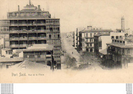 EGYPTE  PORT SAID  Rue Et Le Phare - Other & Unclassified