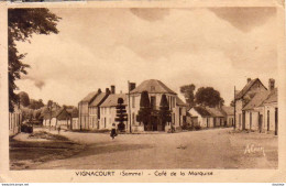 D80   VIGNACOURT   Café De La Marquise - Vignacourt