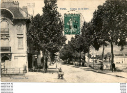 D54  TOUL  Avenue De La Gare   ..... - Toul