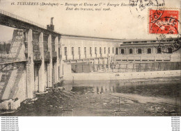 D24  TUILLIERES   Barrage Et Usine De L'Energie Electrique Du Sud-Ouest - Sonstige & Ohne Zuordnung