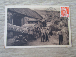 58 EN MORVAN LE BATTAGE DU BLE MACHINE AGRICOLE ANIMEE - Sonstige & Ohne Zuordnung