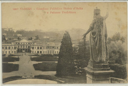 VARESE -GIARDINO PUBBLICO STATUA D'ITALIA E PALAZZO PREFETTURA - Varese