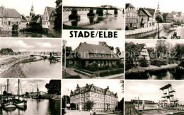 72791552 Stade Niederelbe Hafen Schwimmbad Bruecke Typisches Haus Stade - Stade