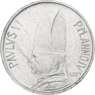 Vatican, Paul VI, 1 Lire, 1966 - Anno IV, Rome, Aluminium, SPL+, KM:84 - Vaticaanstad