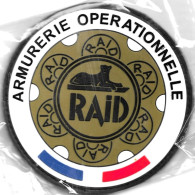 Ecusson PVC POLICE NATIONALE RAID ARMURERIE OPERATIONNELLE - Police & Gendarmerie