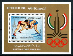 Irak Block 33 Postfrisch Olympiade 1980 Moskau #HU324 - Iraq