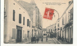 40 // LA BASTIDE D ARMAGNAC   Rue Des Ormeaux Et Eglise - Andere & Zonder Classificatie