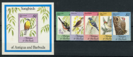 Antigua Barbuda 795-799, Block 81 Postfrisch Vögel #JD338 - Antigua Et Barbuda (1981-...)