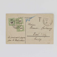 Luxemburg, 1922, P 1 (2), P 9, Brief - Sonstige & Ohne Zuordnung