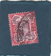 ///   ANGLETERRE ///    N° 116 ------   10 Pence Rouge Et Violet    Côte 65€ Perforé - Used Stamps
