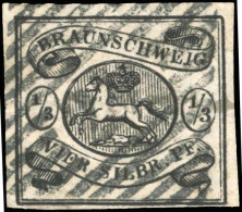 Altdeutschland Braunschweig, 1856, 5, Gestempelt - Brunswick