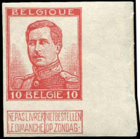 Belgien, 1913, 100 II U, Postfrisch, Ungebraucht, Ohne Gummi - Otros & Sin Clasificación