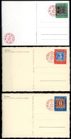 Bund 113-115 Auf 3 Bildpostkarten Ersttagesbrief/FDC #HX380 - Sonstige & Ohne Zuordnung