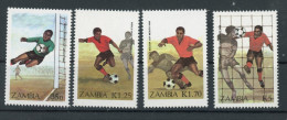 Sambia 360-363 Postfrisch Fußball #JK581 - Nyassaland (1907-1953)