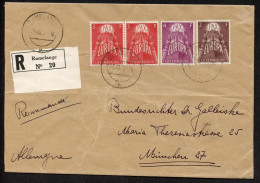 Luxemburg, 1957, 572-74, Brief - Altri & Non Classificati