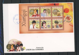 Komoren Kleinbogen 2803-2808 Schach Ersttagesbrief/FDC #JW768 - Comoros