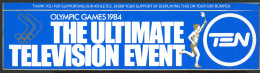 Olympische Sommerspiele Los Angeles 1984 TV Werbeaufkleber #IF317 - Autres & Non Classés