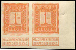 Belgien, 1912, 89 U, Postfrisch, Ungebraucht - Altri & Non Classificati