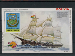 Bolivien Block 137 Postfrisch Segelschiff #HK851 - Bolivia