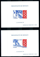Monaco Sonderdruck 2167-2168 U Postfrisch Olympiade 1994 Ungezähnt #IV183 - Autres & Non Classés