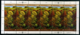 UNO Wien Kleinbogen 81-82 Postfrisch Wald #IV324 - Andere & Zonder Classificatie