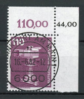 Bund 1134 KBWZ Gestempelt Frankfurt #IV006 - Used Stamps