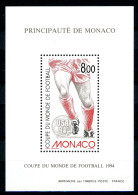 Monaco 2183 B Postfrisch Ministerblock/ Sonderdruck Fußball #IV178 - Other & Unclassified