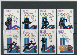 Belize 443-450 B Postfrisch Olympia #JK559 - Belice (1973-...)