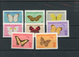 Dominikanische Rep. 868-75 Postfrisch Schmetterlinge #HK868 - Repubblica Domenicana