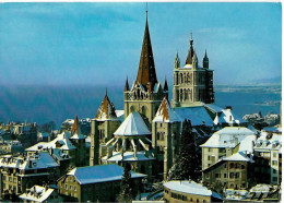 VD LAUSANNE - La Cathédrale En Hiver - Photoglob SA Zurich/Vevey, No 9757 - NEUVE - Lausanne