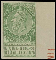 Belgien, 1897, 69 P, Ohne Gummi - Altri & Non Classificati