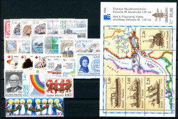 Finnland Jahrgang 1986 Postfrisch #JM327 - Otros & Sin Clasificación