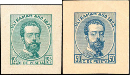 Cuba Span. Kolonie, 1873, 1, 3 Prob., Ohne Gummi - Autres - Amérique