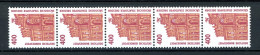 Bund Rollenmarken 5er Streifen 1562 V R II Postfrisch Nr. 25 #JM364 - Autres & Non Classés