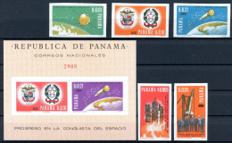 Panama 897-901+ Block 53 Postfrisch Raumfahrt #IS570 - Panama