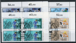 Berlin 4er Bl. Ecken Mit 754-57 Handwerk Ersttagssonderstempel #HK578 - Altri & Non Classificati