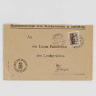 Luxemburg, 1926, D 137, Brief - Sonstige & Ohne Zuordnung